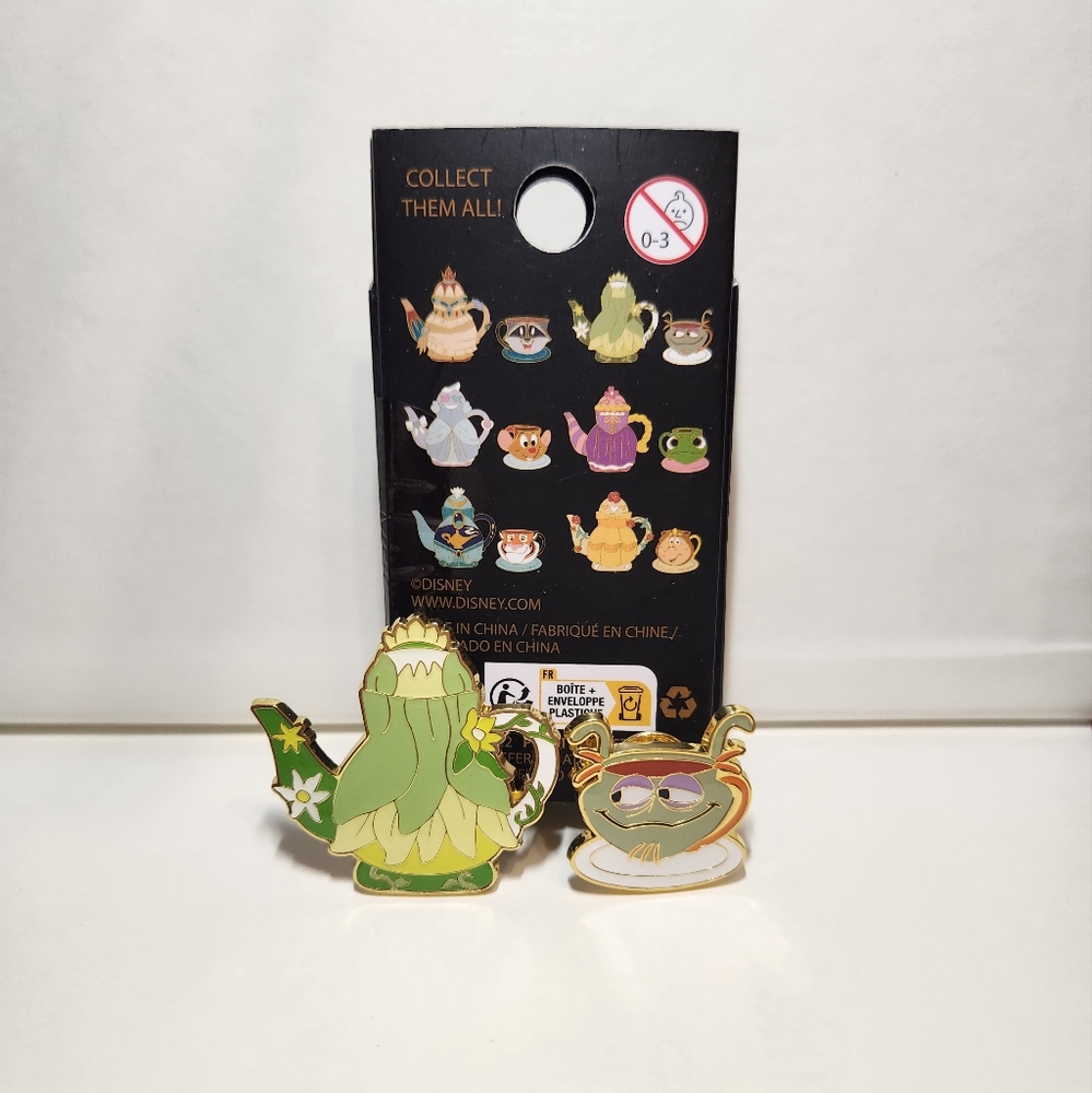 Princess and the Frog enamel pin set